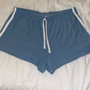 Blue lounge shorts
